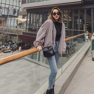 Cute fur jacket